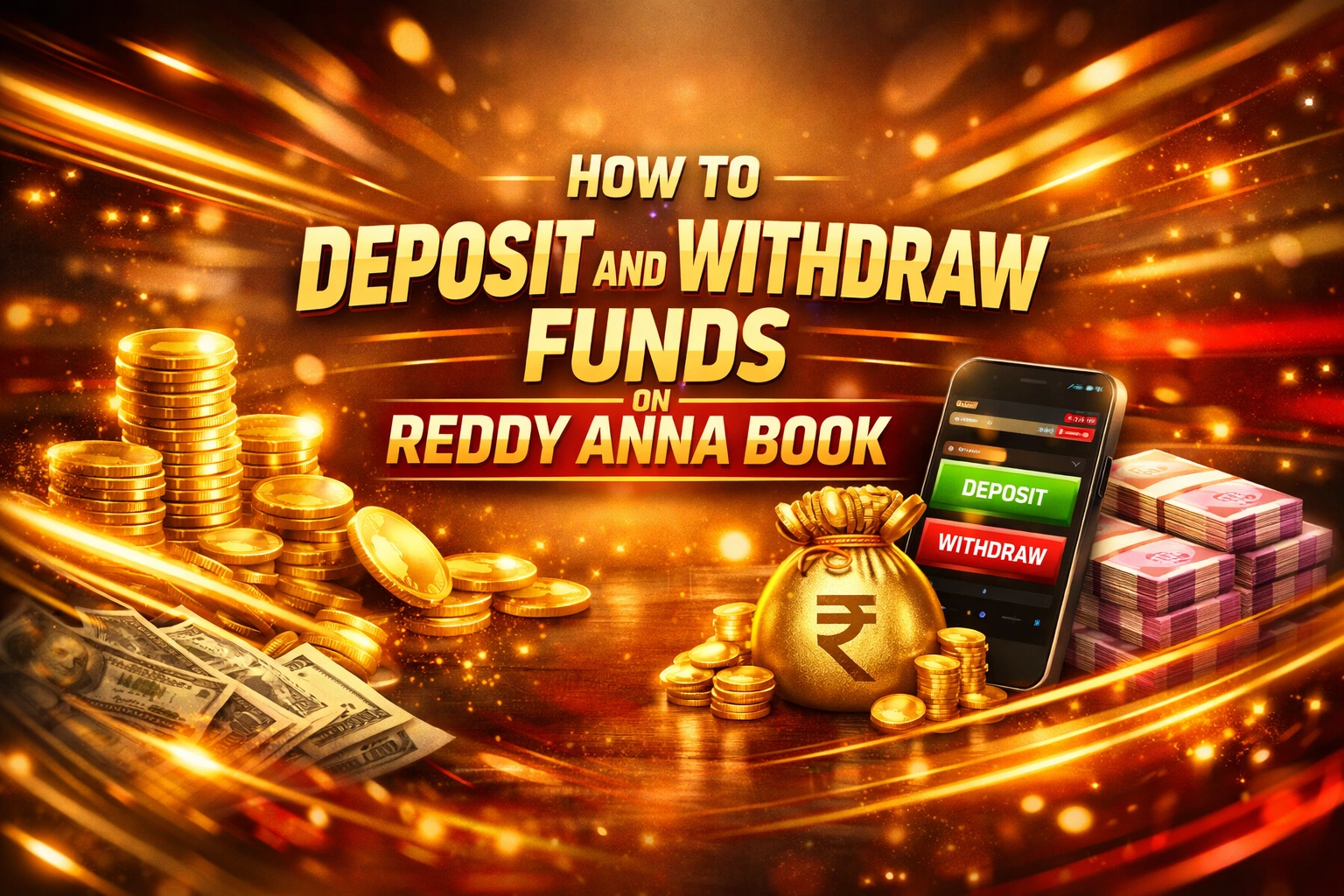 Read more about the article How to Deposit and Withdraw Funds on Reddy Anna Book