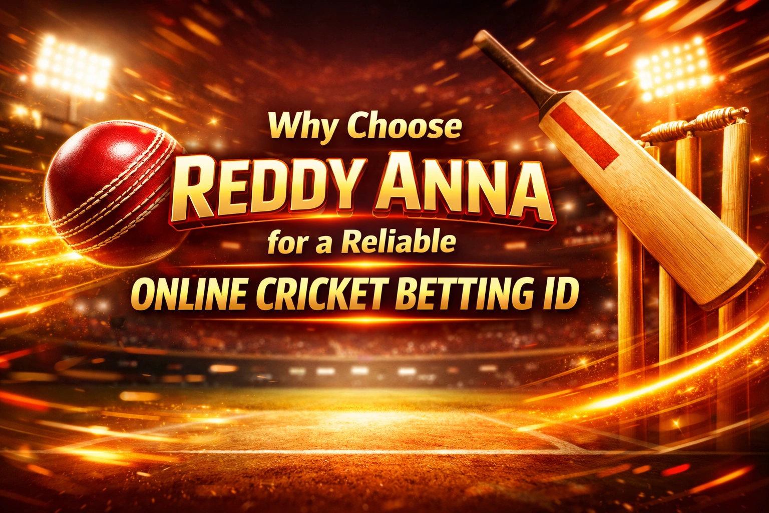 Read more about the article Why Choose Reddy Anna for a Reliable Online Cricket Betting ID