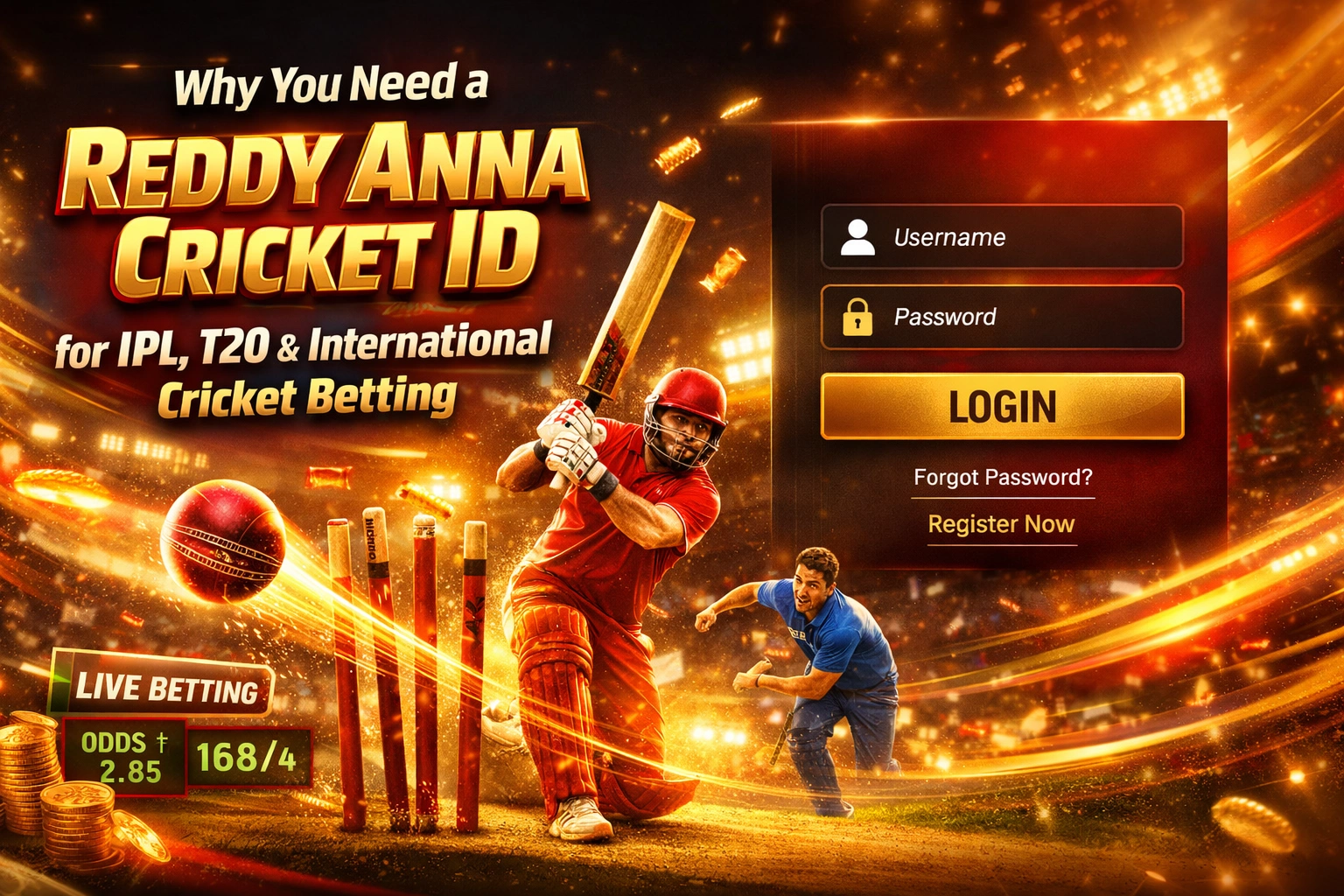 Read more about the article Why You Need a Reddy Anna Cricket ID for IPL, T20 & International Cricket Betting