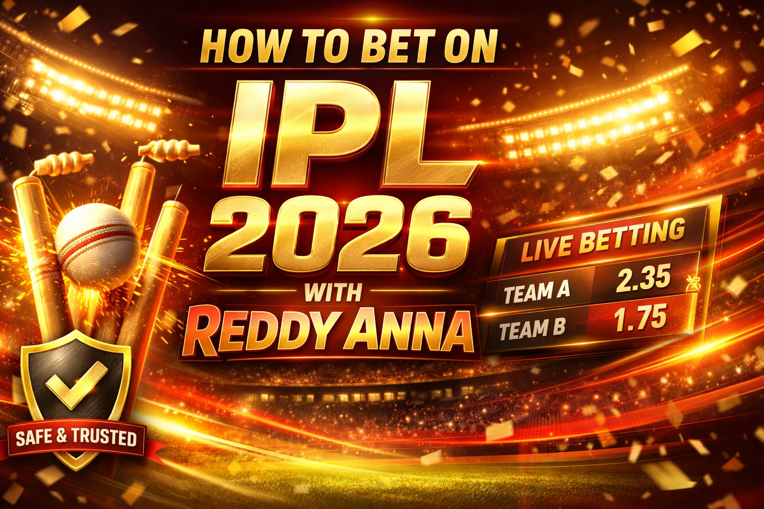 Read more about the article How to Bet on IPL 2026 with Reddy Anna