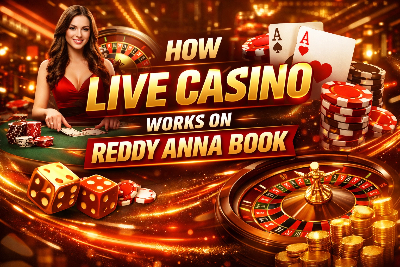 Read more about the article How Live Casino Works on Reddy Anna Book