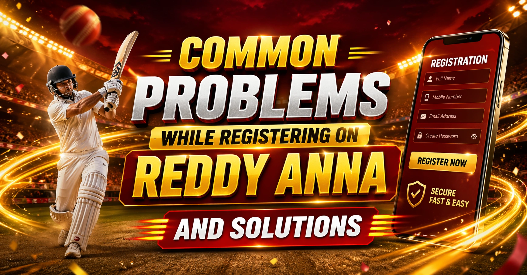 Read more about the article Common Problems While Registering on Reddy Anna and Solutions