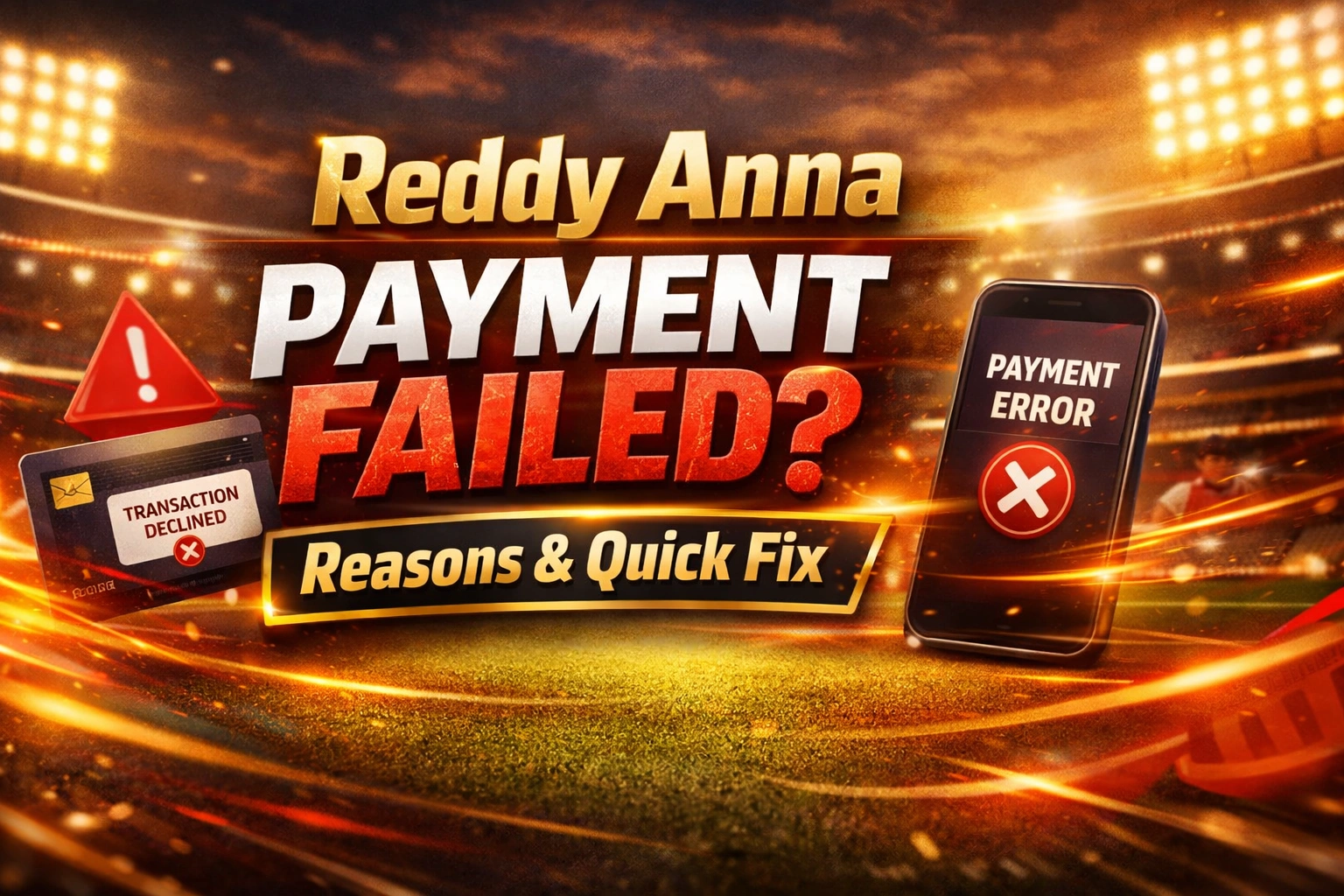 Read more about the article Reddy Anna Payment Failed? Reasons & Quick Fix