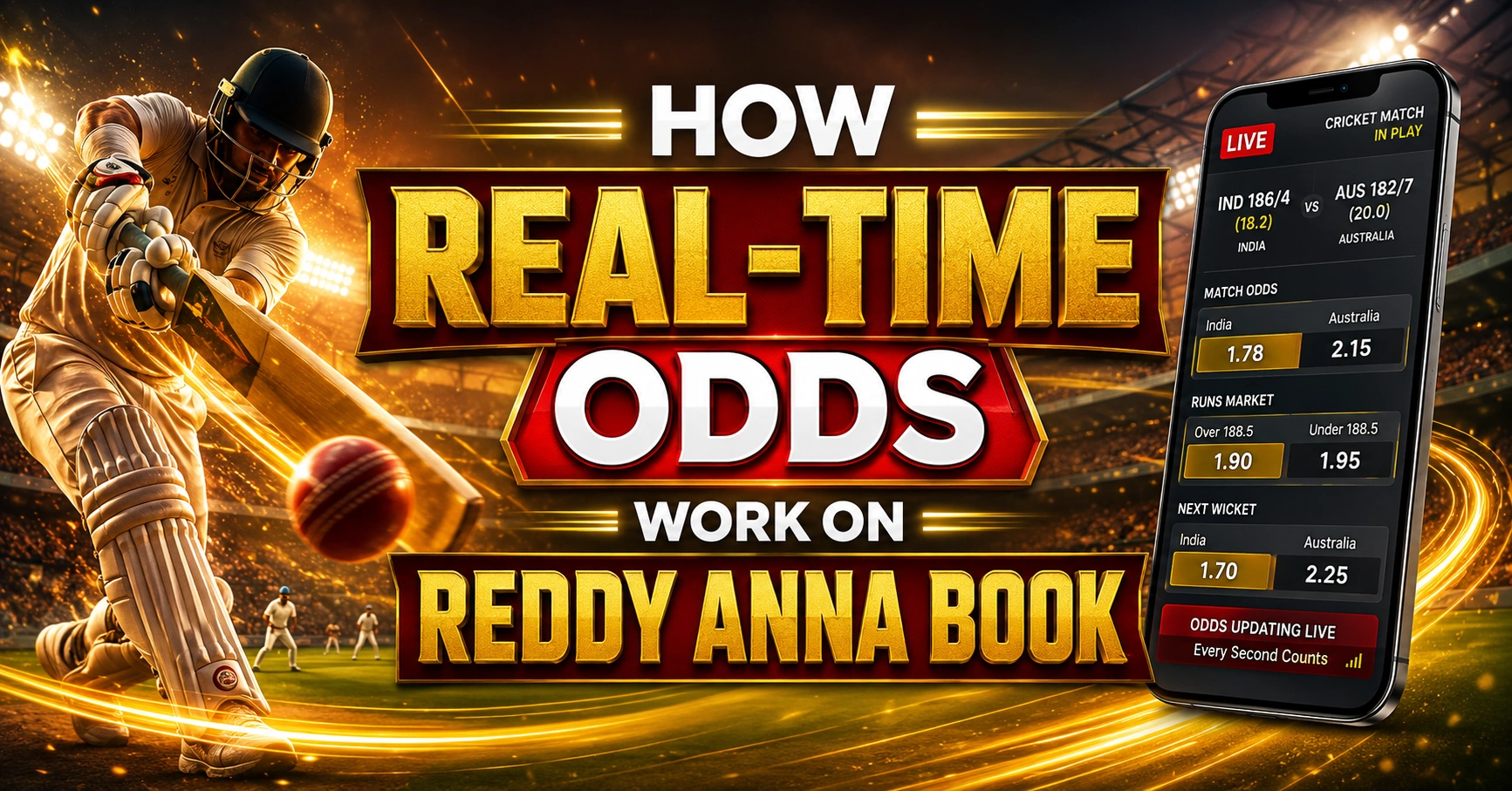Read more about the article How Real-Time Odds Work on Reddy Anna Book