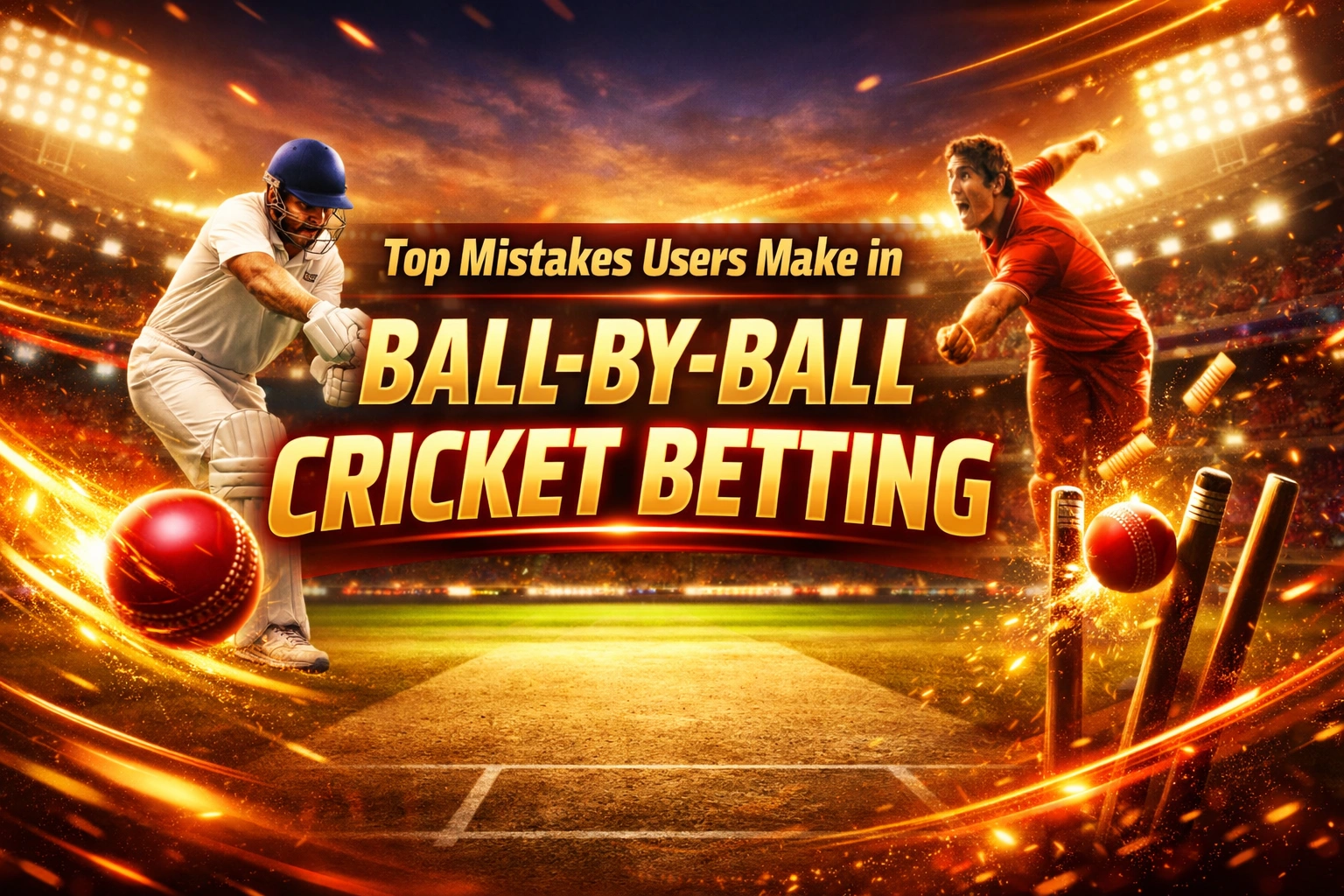 Read more about the article Top Mistakes Users Make in Ball-by-Ball Cricket Betting