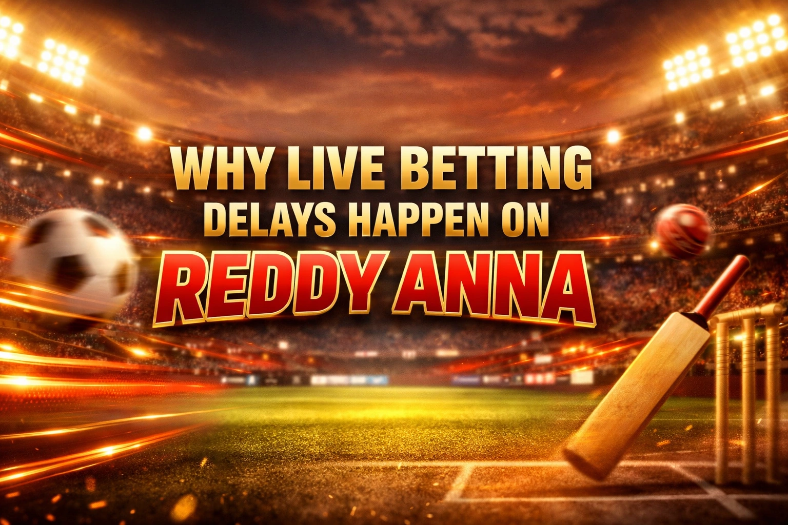 Read more about the article Why Live Betting Delays Happen on Reddy Anna