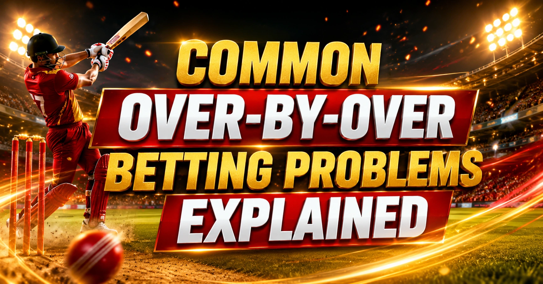 Read more about the article Common Over-by-Over Betting Problems Explained