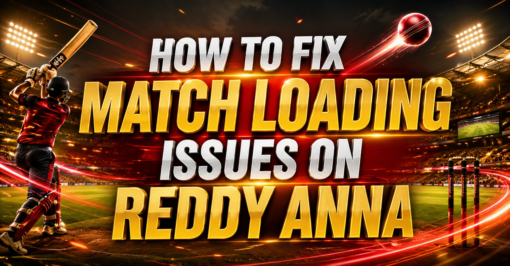 Read more about the article How to Fix Match Loading Issues on Reddy Anna