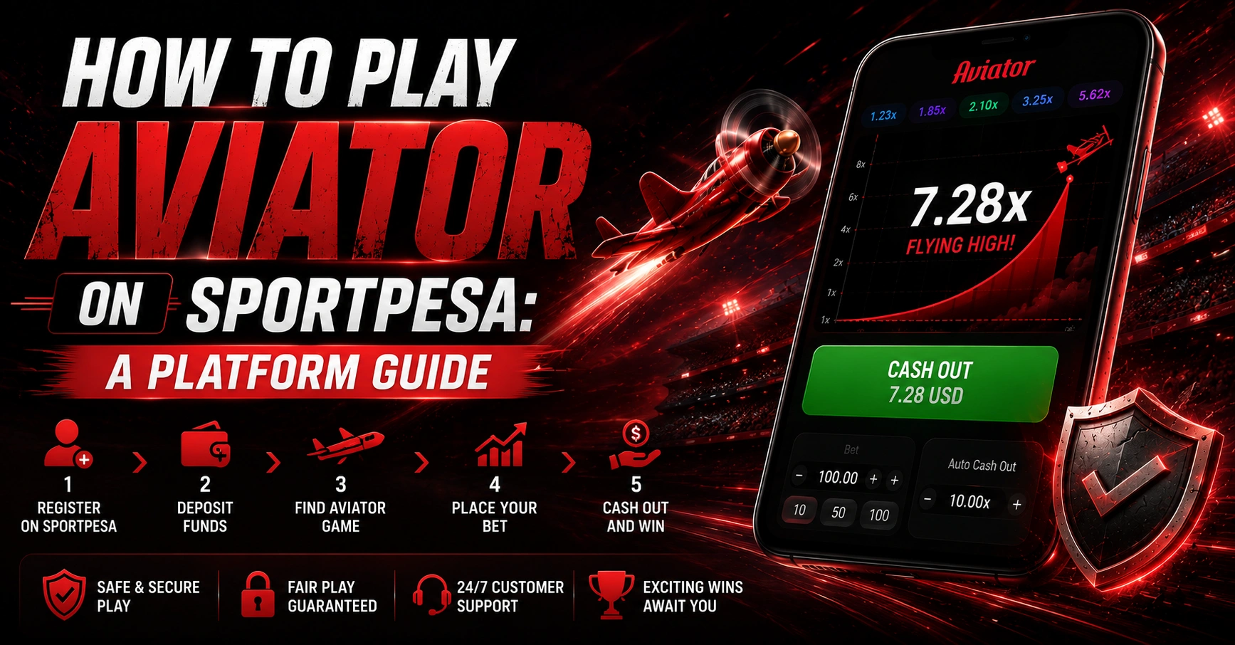 How to Play Aviator on SportPesa